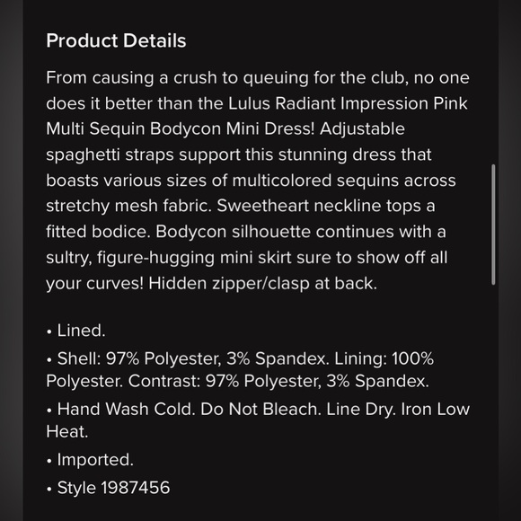 Lulu’s Radiant Impression Pink Multi Sequin Bodycon Mini Dress - Picture 6 of 7